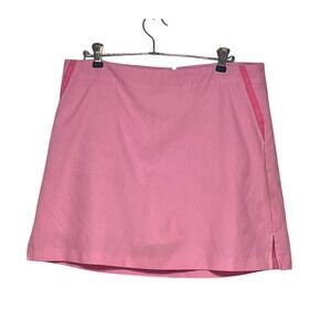 Lady Hagen Golf Hot Pink Stripe Skort Women's 10